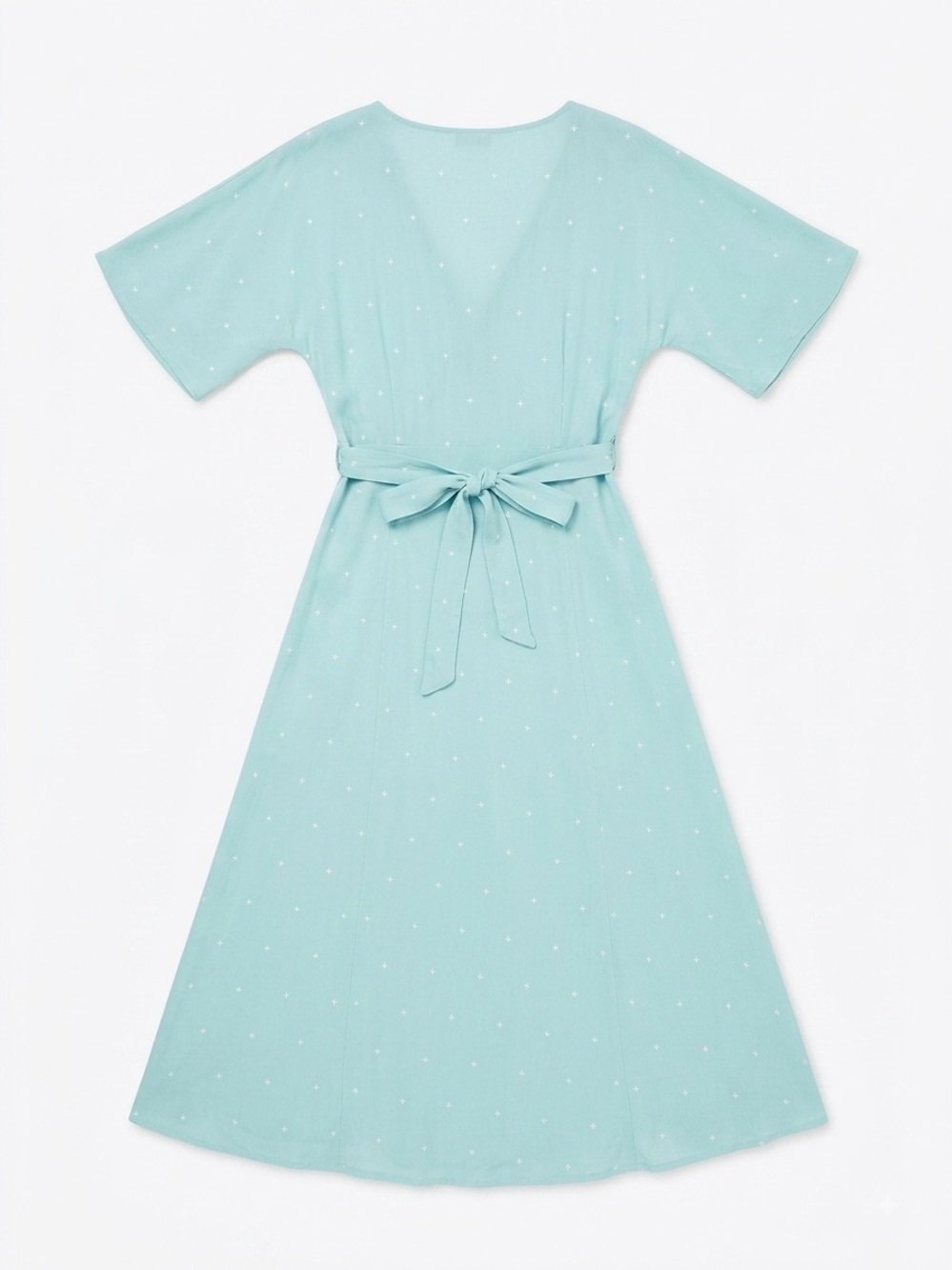 Charli Size 6 Women's Light Blue V-Neck Smocked Waist Maxi Dress - Picture 2 of 7